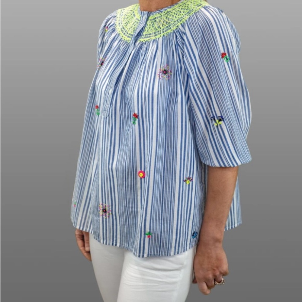Villagallo women's blouse long sleeve NWOT size XL